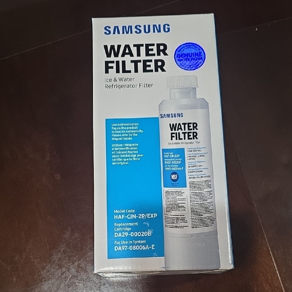 2 Pack Samsung Genuine Water Filter
